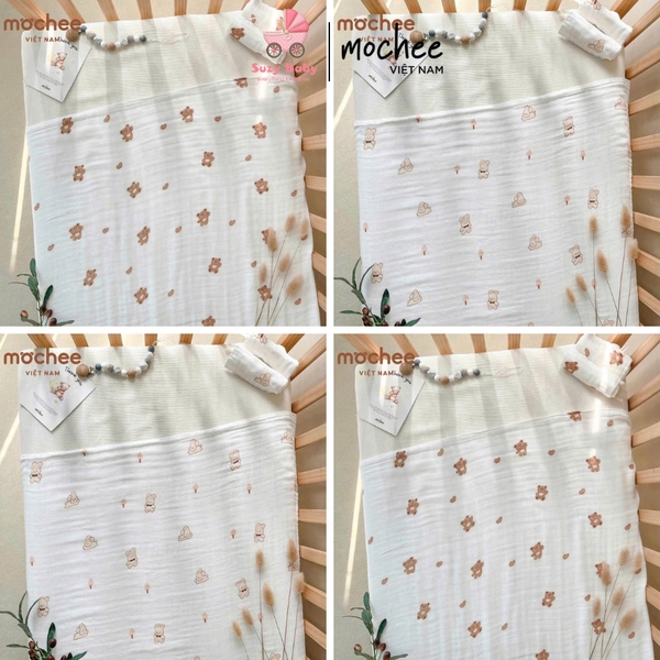 Khăn Tắm Sợi Tre Bamboo 3 Lớp
