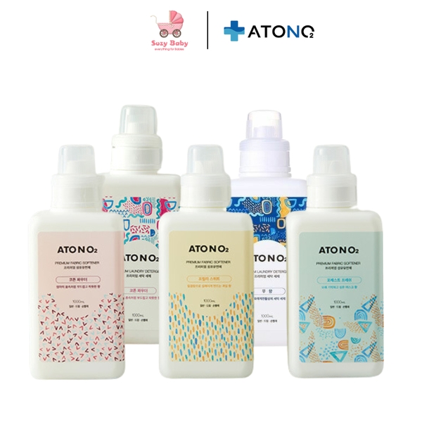 Nước giặt, nước xả cao cấp thuần chay ATONO2 an toàn cho trẻ từ sơ sinh