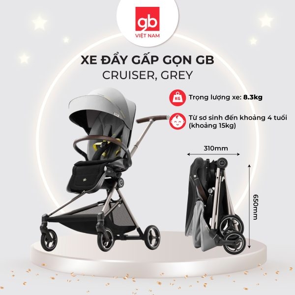 Xe đẩy gấp gọn GB Cruiser