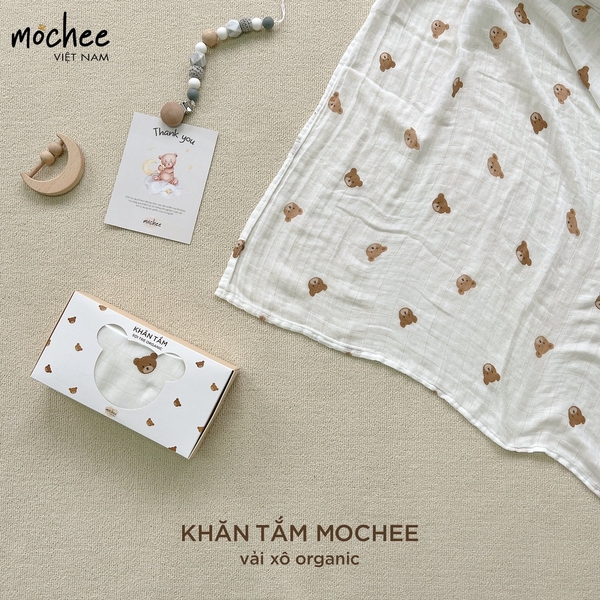 Khăn tắm xô organic Mochee