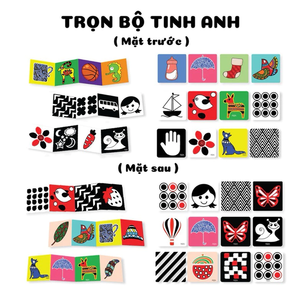 BỘ THẺ KÍCH THÍCH THỊ GIÁC CHO BÉ