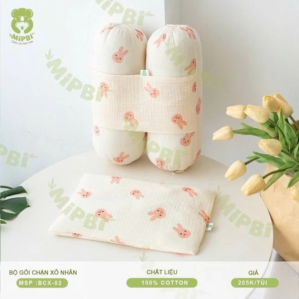 BỘ GỐI CHẶN SƠ SINH MIPBI (Thỏ)