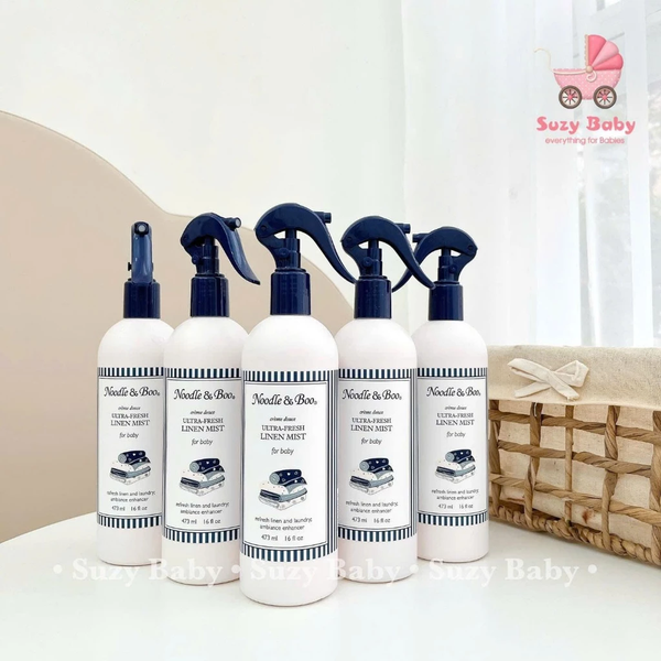 Chai Xịt Thơm Quần Áo Cao Cấp NOODLE&BOO Ultra Fresh Linen Mist - 473ml