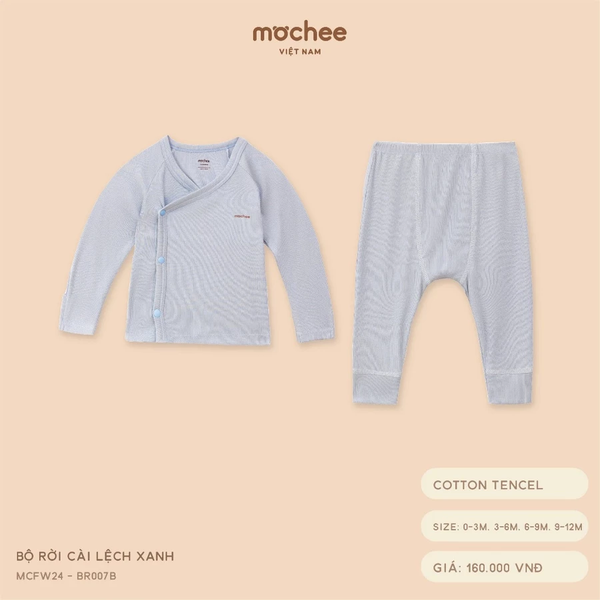 Bộ rời cài lệch xanh 0M-9M