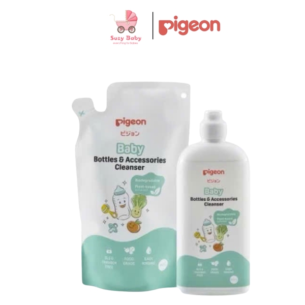 Nước Rửa Bình Sữa Và Phụ Kiện Pigeon An Toàn Cho Bé Yêu