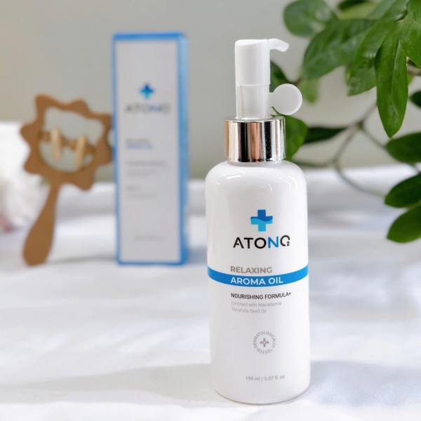 Dầu massage thuần chay cho bé sơ sinh Atono2 Relaxing Aroma oil 150ml