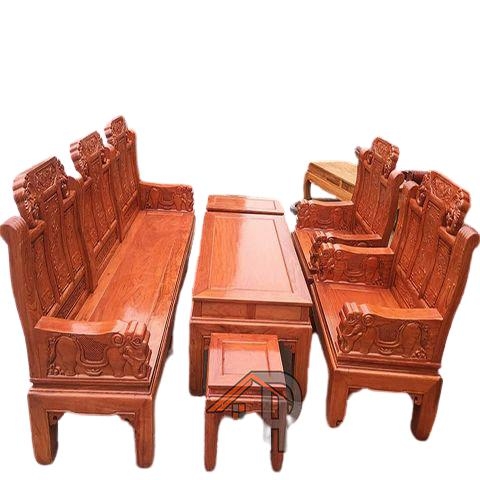 Bàn ghế gỗ Hương đá Âu Á Voi tay đặc cột 12 | Nội thất Tính Tuyết Bàn Ghế Gỗ Hương Đá Âu Á Voi Tay Đặc Cột 12 | Nội Thất Tính Tuyết