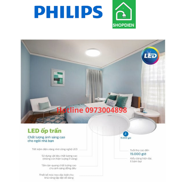 CL200 10W Philips Đèn ốp trần LED D240 CÔNG TY TNHH THƯƠNG MẠI VÀ KỸ ...