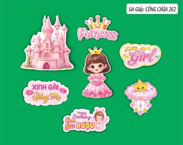 set-giay-cong-chua-hong-v2419