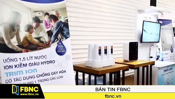 Bản Tin FBNC nói về Máy lọc và tạo nước ion kiềm giàu Hydro TRIM ION