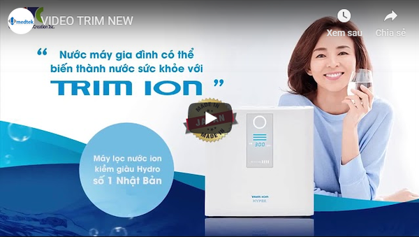 Thực nghiệm chứng minh tính giàu kiềm, giàu khoáng chất và giàu Hydro trong nước TRIM ION