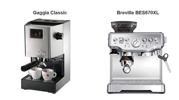 Gaggia Classic hay Breville BES870XL?!