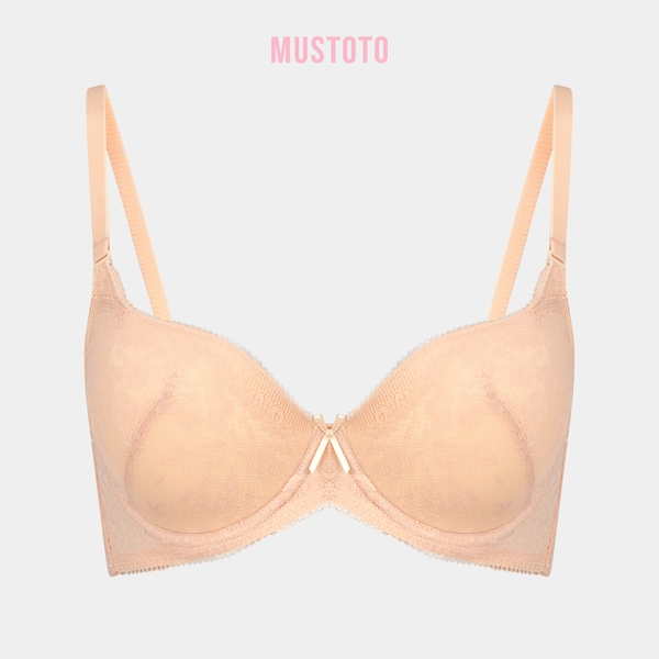 MA76 | [CÚP SÂU GỌNG MỀM] MUSTOTO Áo Lót Nữ Bra Ren Mút Mỏng 0.5cm