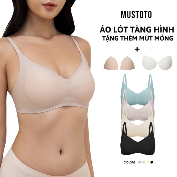 MA62 | Áo Lót Tàng Hình Mút Vừa 2cm