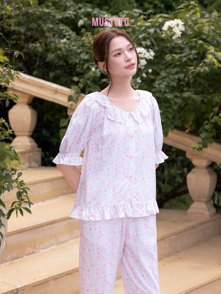 MB97 | Bộ Mặc Nhà Pijama Lyocell Quần Dài Thu Đông