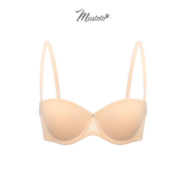 Áo Lót Nữ Mustoto Nâng 3cm Gọng Mềm Không Tụt (MA21)