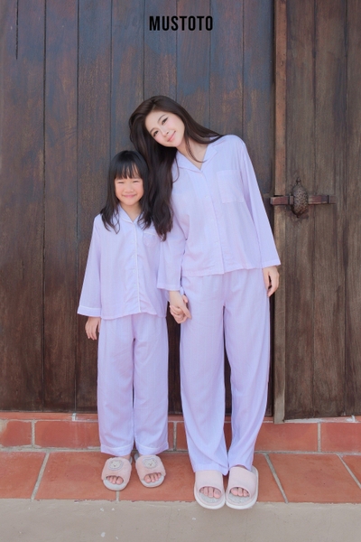 MB8901 | MUSTOTO Bộ Pyjama Mặc Nhà Cho Bé Mặc Đôi Cùng Mẹ