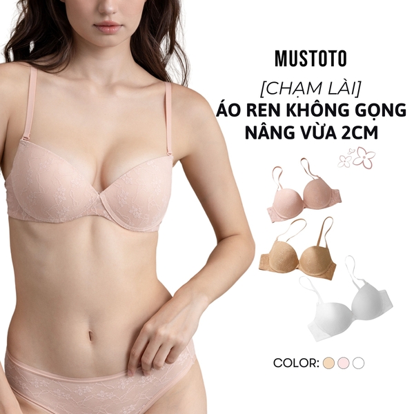 MA39 | Áo Lót Ren Mút Vừa 2CM Không Gọng