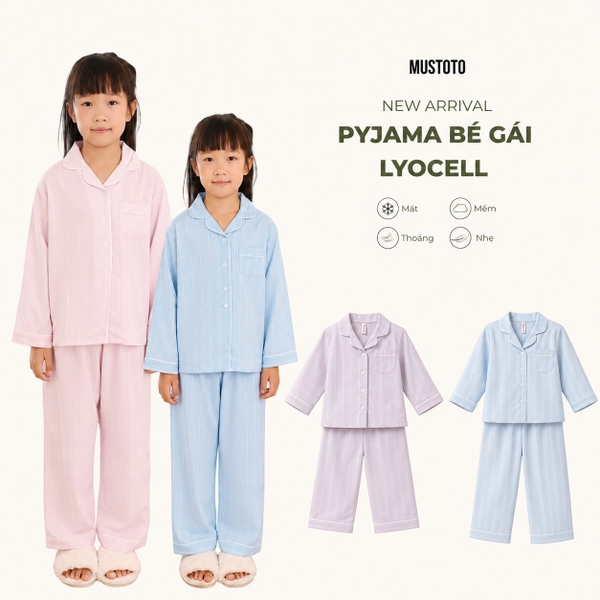 MB8901 | MUSTOTO Bộ Pyjama Mặc Nhà Cho Bé Mặc Đôi Cùng Mẹ