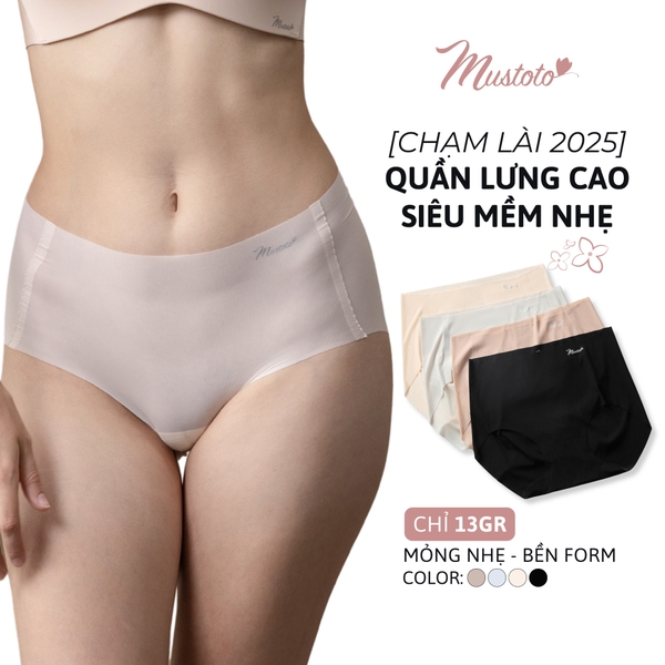 MQ72 | SIÊU PHẨM MỀM NHẸ Combo 4 Quần Lót Nữ Lưng Cao Siêu Mỏng Tàng Hình Không Lộ Viền