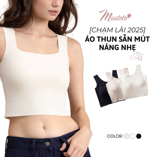 Áo Thun Có Sẵn Mút Nâng Ngực (MA82)