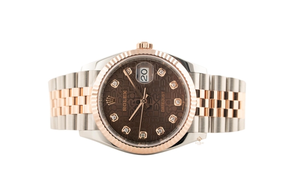 Rolex Datejust 36 126231 Chocolate Jubilee Diamond-set Dial