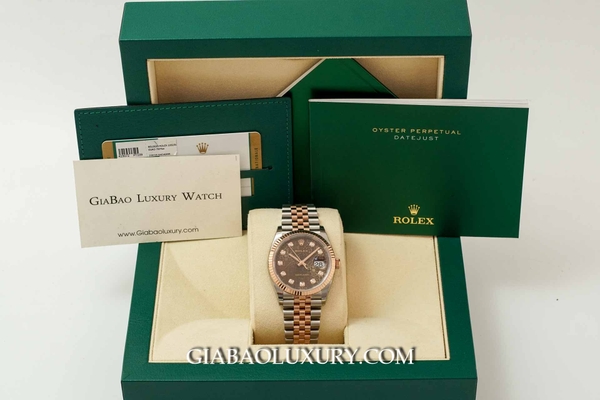 Rolex Datejust 36 126231 Chocolate Jubilee Dial