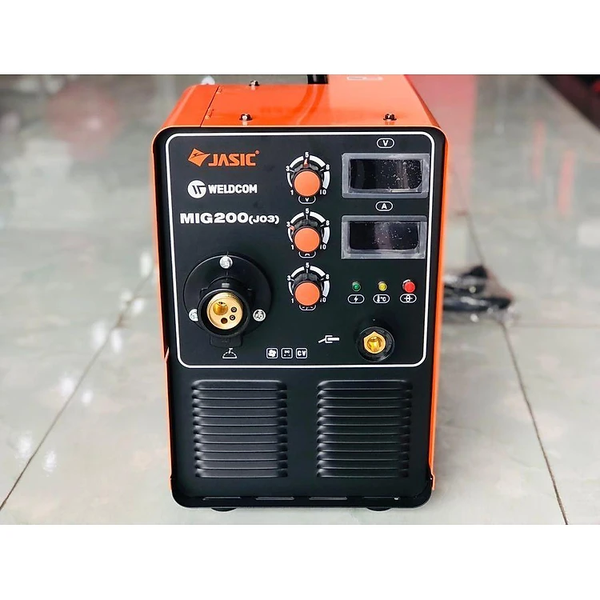 MÁY HÀN BÁN TỰ ĐỘNG MIG200 J03 (ĐẦU CẤP DÂY LIỀN, 220V) JASIC - HÀNG CHÍNH HÃNG