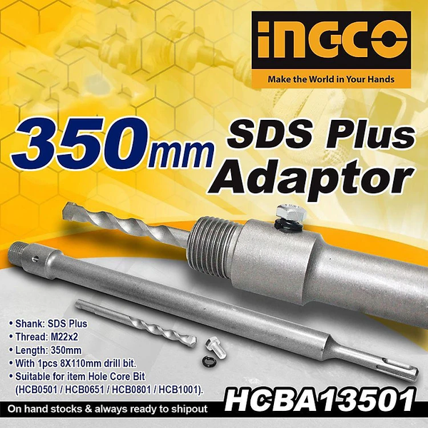 KHỚP NỐI MŨI ĐẦU GÀI KHOAN LỖ 350MM INGCO HCBA13501 - HÀNG CHÍNH HÃNG