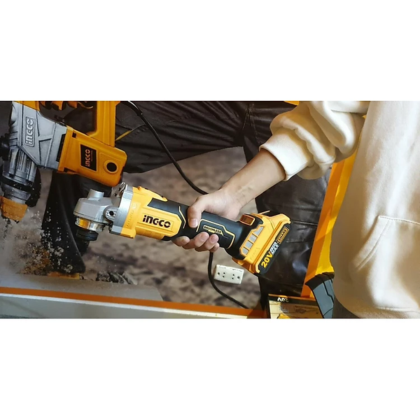 MÁY MÀI GÓC DÙNG PIN LITHIUM-ION 20V INGCO CAGLI201008 (CHƯA PIN & SẠC) - HÀNG CHÍNH HÃNG