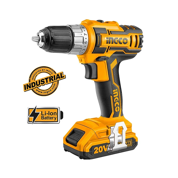 MÁY KHOAN DÙNG PIN LITHIUM INGCO CDLI2002 (20V) - HÀNG CHÍNH HÃNG