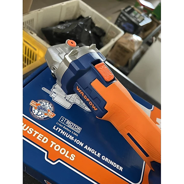 MÁY MÀI GÓC DÙNG PIN 20V (KHÔNG CHỔI THAN) WLAPM11 WADFOW (KÈM 1 PIN 3 AH & SẠC) - HÀNG CHÍNH HÃNG