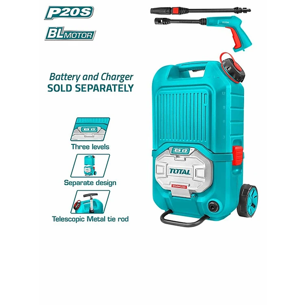 MÁY XỊT RỬA DÙNG PIN 40V TOTAL TPWLI4006 - HÀNG CHÍNH HÃNG