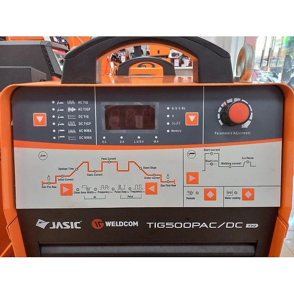 MÁY HÀN TIG 500P ACDC E312 (CHỨC NĂNG TIG/QUE VÀ CHẾ ĐỘ 2T/4T,NGUỒN 380V) JASIC - HÀNG CHÍNH HÃNG