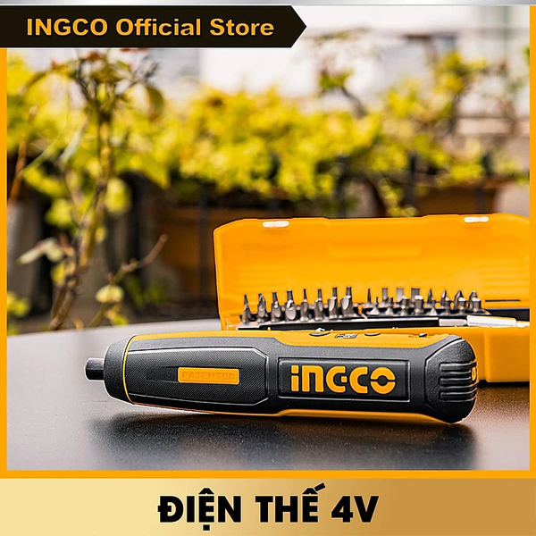 MÁY SIẾT VÍT DÙNG PIN 4V INGCO CSDLI0403 - HÀNG CHÍNH HÃNG