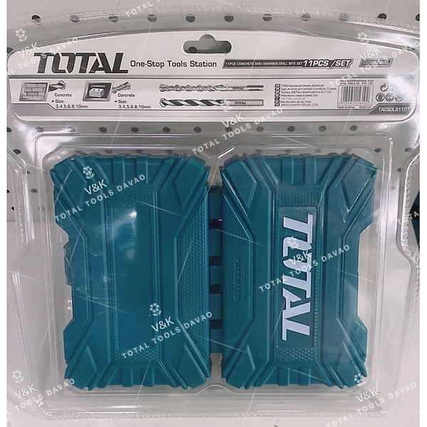 BỘ MŨI KHOAN BÊ TÔNG VÀ MŨI DÙNG CHO MÁY KHOAN BÚA SDS TOTAL TACSDL31101