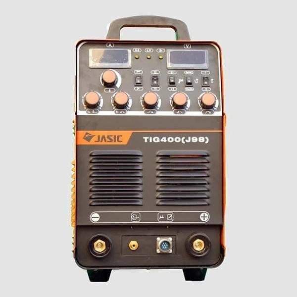 MÁY HÀN TIG DÙNG ĐIỆN TIG-400 J98 (IGBT,CHỨC NĂNG TIG/QUE VÀ CHẾ ĐỘ 2T/4T, DOWNSLOPE-UPSLOPE, NGUỒN 380V) JASIC - HÀNG CHÍNH HÃNG