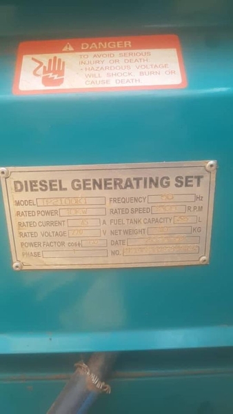 MÁY PHÁT ĐIỆN DÙNG DẦU DIESEL 12.5KW (4 THÌ / 4 XILANH) TOTAL TP2100K1 - HÀNG CHÍNH HÃNG