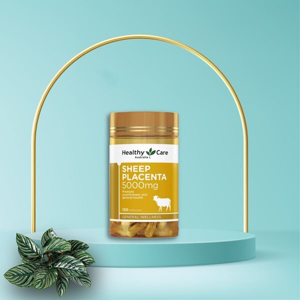 Nhau thai cừu Healthy Care Sheep Placenta 5000mg của Úc