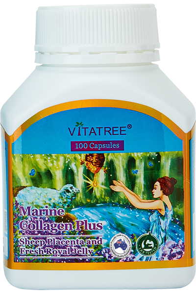 Viên uống Vitatree Marine Collagen Plus Sheep Placenta and Fresh Royal Jelly 100 viên