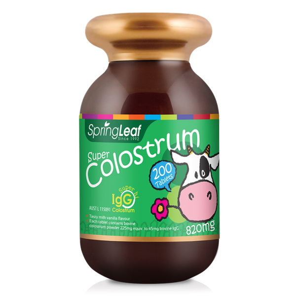 Viên uống sữa non Springleaf Super Colostrum 820mg 200 viên [Pre-order]