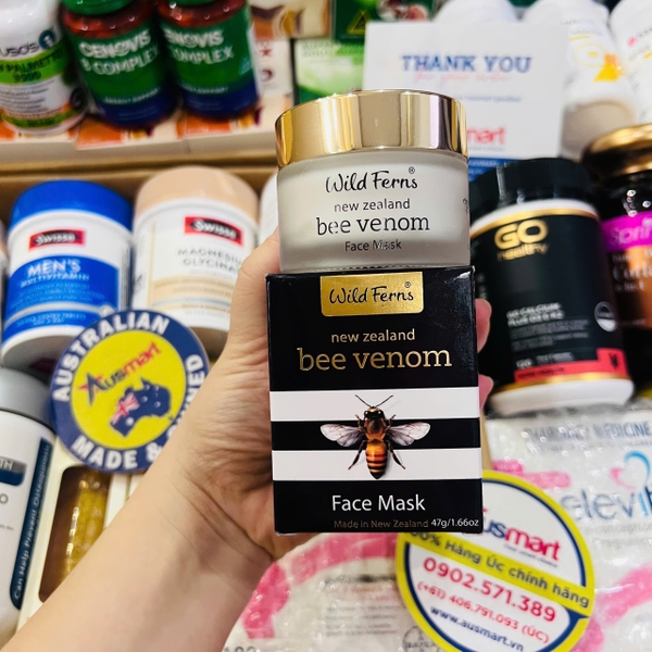 Mặt nạ nâng cơ nọc ong Wild Ferns Bee Venom Face Mask with 80+ Manuka Honey 47g