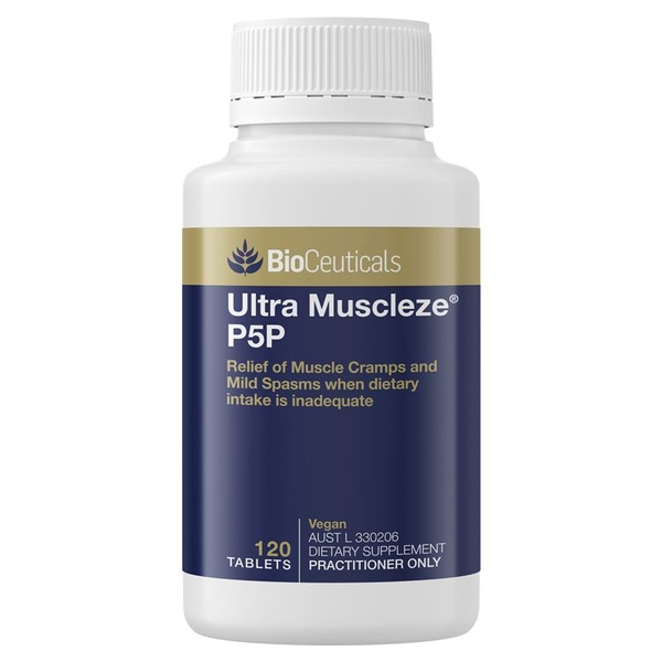 Viên giảm co rút & thư giãn cơ bắp BioCeuticals Ultra Muscleze P5P