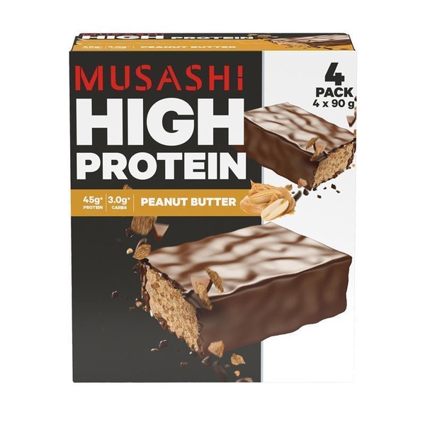 Thanh bổ sung protein Musashi High Protein Bar