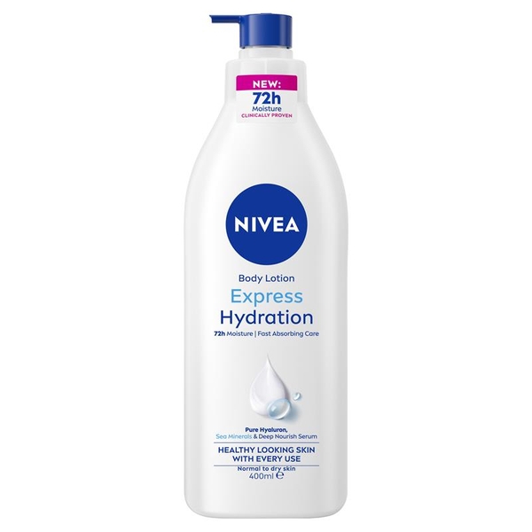 Sữa dưỡng thể cấp ẩm Nivea Express Hydration Body Lotion