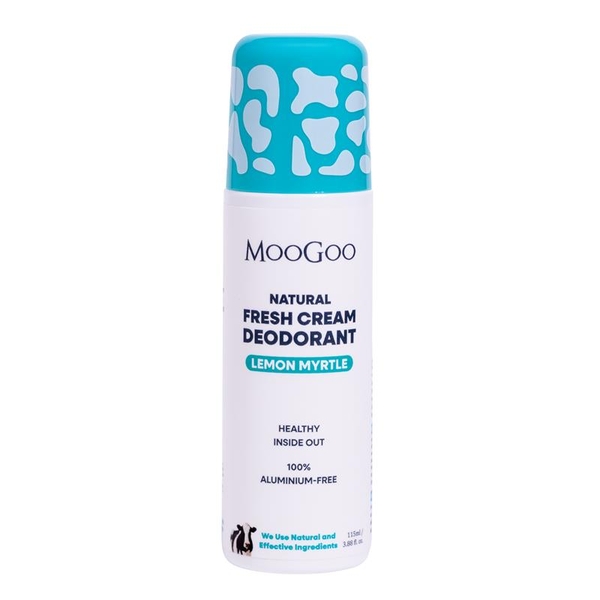 Lăn khử mùi Moogoo Natural Fresh Cream Roll On Deodorant Lemon Myrtle