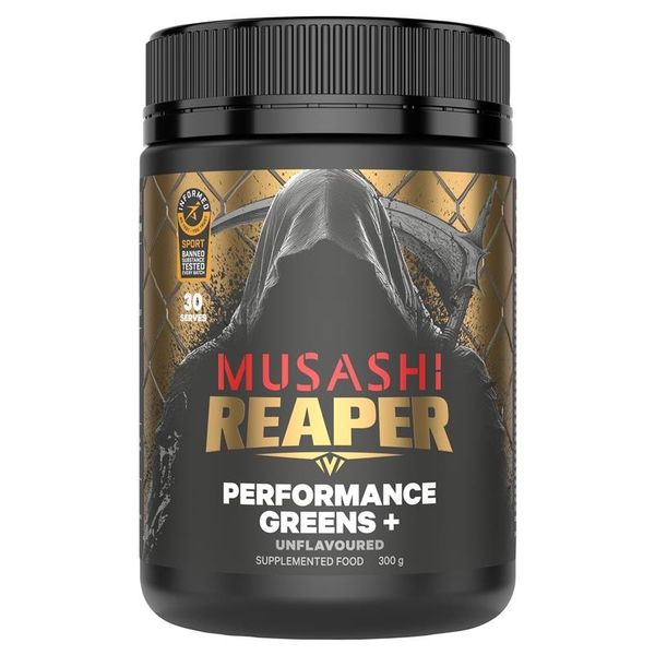 Bột uống bổ sung rau củ Musashi Reaper Performance Greens+