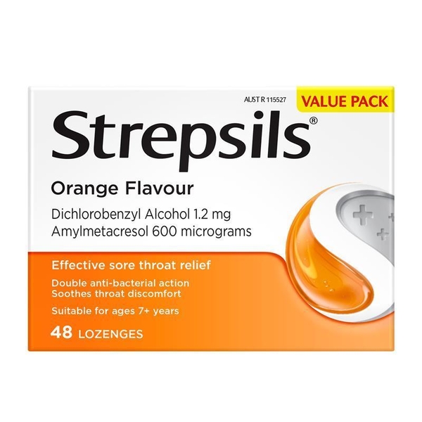 Viên ngậm giảm đau họng Strepsils Sore Throat Relief Lozenges