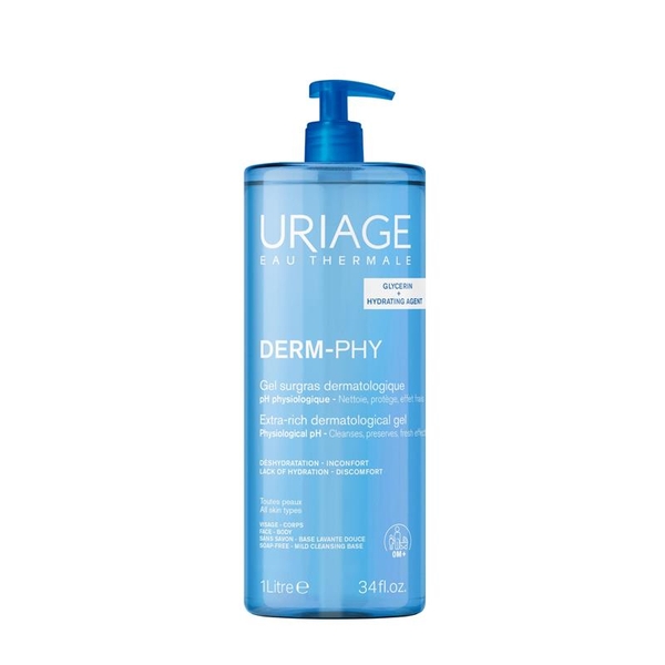 Gel làm sạch da Uriage Eau Thermale Extra-Rich Dermatological Cleansing Gel