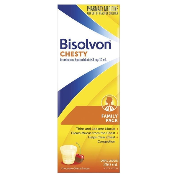 Si-rô ho tiêu đờm Bisolvon Chesty Family Cough 250ml